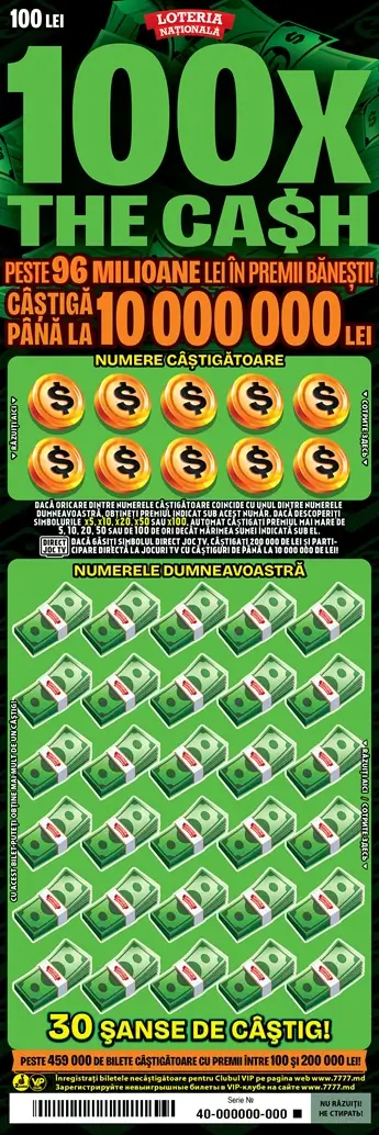 Bilet „100 x THE CASH“